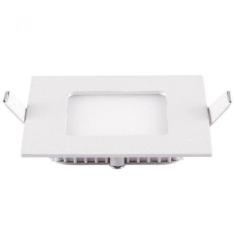 Imagem de Plafon LED Embutir Quadrado 6W 6500K Leitoso Blumenau
