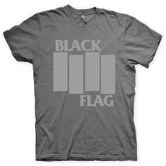 Imagem de Camiseta Black Flag Chumbo e  em Silk 100% Algodão