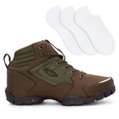 Imagem de Tênis Oakley Masculino Casual Halftrack Mid Ii + 3 Pares De Meia