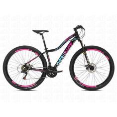 Imagem de Bicicleta Feminina Aro 29 Absolute Hera 24V Freio a Disco, Preto rosa,