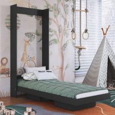 Imagem de Cama Solteiro Vancouver Articulável Grafite - Art In Móveis