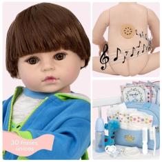 Imagem de Boneco Reborn Sapinho Bege - Vinil Siliconado