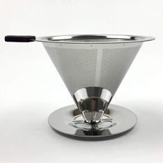 Imagem de Coador Filtro de Café em Inox Reutilizável Ecológico