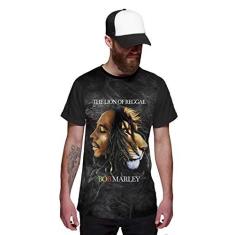 Imagem de Camiseta Bob and Lion Reggae Music