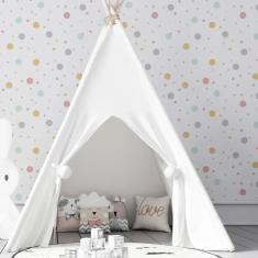 Imagem de Papel De Parede Adesivo Poá Infantil N03145 0,58X3,00M