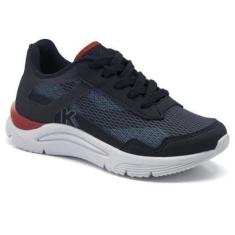 Imagem de Tênis Infantil Menino New Sport Kids Marinho/Ciano/Vermelho-Masculino