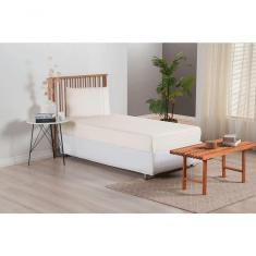 Imagem de Jogo De Lençol Versatile Ponto Palito Simples 2 Peças Solteiro Micropercal palha