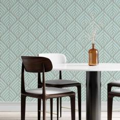 Imagem de Papel De Parede Adesivo Geométrico N014026 Rolo 0,58X3M