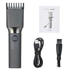 Imagem de Cortador de cabelo Carregador USB Aparador elétrico Barbeiro Conjunto de cabelo doméstico Máquina de corte de cabelo pode Máquina de corte de cabelo dedicada para higiene masculina