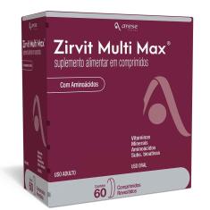 Imagem de Polivitamínico Zirvit Multi Max 60 comprimidos Arese 60 Comprimidos