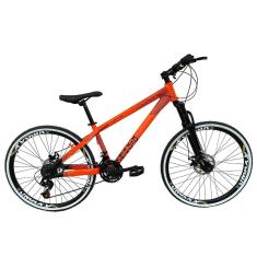 Imagem de Bicicleta Aro 26 Vikingx Tuff 21v Câmbios Shimano + Freios Disco Hidráulicos Freeride DH Aros Vmaxx-Unissex