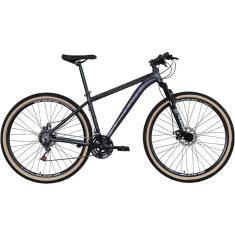 Imagem de Bicicleta Aro 29 Absolute Nero 4 Alumínio 24v Cabos Internos Freios a Disco Suspensão Pneus Bege-Unissex