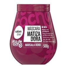 Imagem de Máscara Matizadora Salon Line Todecacho Marsala Roxo 500G