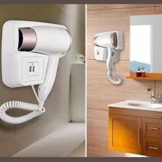 Imagem de Secador De Cabelo Retrátil 220V Portátil Para Viagens E Casa - Blackwa