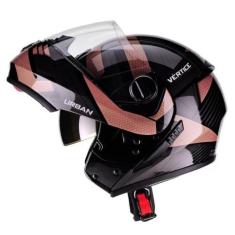 Imagem de Capacete para Moto Fechado Peels Urban Robocop Vertice Preto e Cobre U