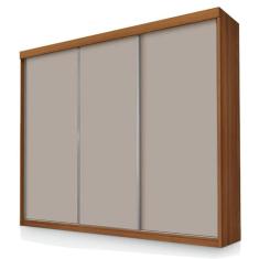 Imagem de Guarda Roupa Casal Florença 3 Portas de Correr Carvalho New Mani - Luapa