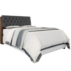 Imagem de Cabeceira Box Isabella Queen Malbec Captonê 