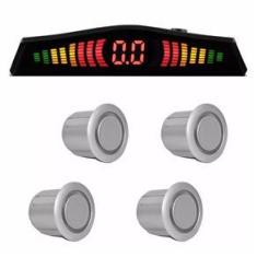 Imagem de Sensor Estacionamento 4 Pontos Prata Display Led Colorido