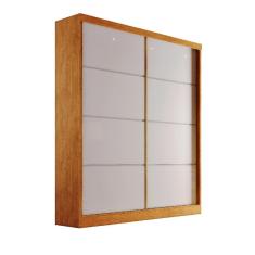 Imagem de Guarda Roupa Solteiro 2 Portas e 3 Gavetas Veneza Bianchi Móveis -  Nature/Off White