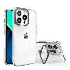 Imagem de Para iPhone 13 Suporte de proteção de câmera Capa de telefone para iPhone 13 Pro Max 11 12 Pro Max XR X Capa de suporte transparente, T6, para iphone X ou XS