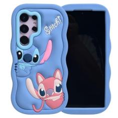 Imagem de MONEHOYSY Capa de desenho animado para Samsung Galaxy S22 Ultra 6,8 polegadas, moda fofa 3D gatinho fofo kawaii silicone macio animal tectivo gel choque de gel capa traseira para crianças mulheres