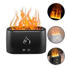 Imagem de Umidificador Aromatizador Difusor Aromas Chamas Fogo Lareira - ZEM