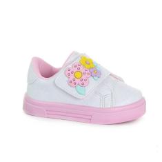 Imagem de Tênis Sapato Infantil Feminino Florzinha Casual Juvenil-Feminino