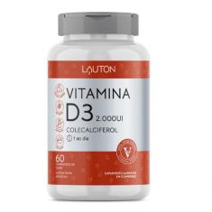 Imagem de Vitamina D3, 2000ui, 60 Comprimidos, Lauton Nutrition