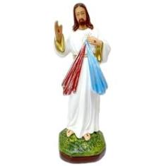 Imagem de Imagem De Jesus Misericordioso Gesso 30 Cm