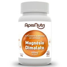 Imagem de Magnésio Dimalato 600Mg Apisnutri 60 Cápsulas