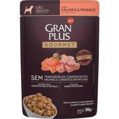 Imagem de Ração Úmida Affinity Granplus Gourmet Sachê Salmão & Frango Para Cães Adultos - 100 G