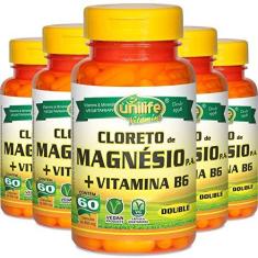 Imagem de Kit 5 Cloreto de magnésio P.A. 800mg Unilife 60 cápsulas