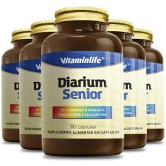 Imagem de Kit 5 Diarium Senior Vitaminlife 60 Cápsulas