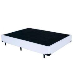 Imagem de Base Box Casal Sintético Branco - 138x188x40 - DMHOPE7