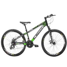 Imagem de Bicicleta Aro 26 Alfameq Atake Câmbios Importados 21v Vmaxx Preto Verde