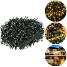 Imagem de Pisca Pisca Luz De Natal Enfeite 100 Lampadas  Branco Quente - DM Vari
