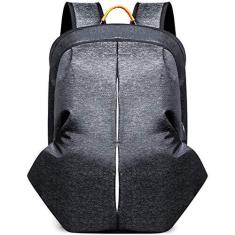 Imagem de Mochila de ombro Mochila de viagem ao ar livre para carregamento USB Bolsa de computador de tecido Oxford, segurança noturna, design reflexivo