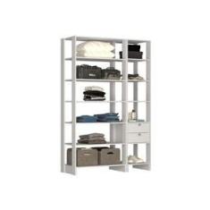 Imagem de Estante Closet Yes 120cm C/ 11 Nichos E 2 Gavetas - 