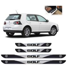 Imagem de Soleira Porta Vw Golf 1994 a 2020 4 Pçs Resinado Sr01040