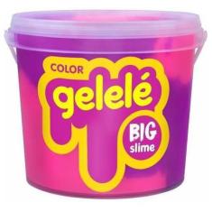 Imagem de Gelele Balde Slime Color Meleca Massinha Big Varias Cores - Doce Brinq