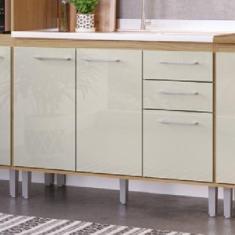 Imagem de Balcão De Pia 3 Portas 2 Gavetas Gaia Decibal