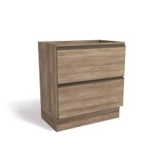 Imagem de Balcão De Cozinha Maxxi G755 2 Gavetas S/ Tampo 80cm Nogal - Kappesberg