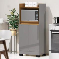 Imagem de Armário Multiuso Organizador Para Cozinha Balcão Para Microondas Forno