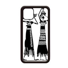 Imagem de Vestidos da África Primitive Totems pretos aborígenes para iPhone 12 Pro Max Capa para Apple Mini Mobile Case Shell