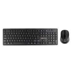 Imagem de Combo Kross Teclado e Mouse USB, Sem Fio, Elegance - KE-KM558V1 Preto