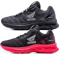 Imagem de Kit 2 Tenis Masculino feminino unissex Oldsen Shelby corrida academia caminhada