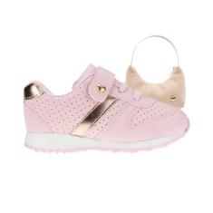 Imagem de Tênis Infantil Feminino Escolar Casual de Menina Esporte Tamanho 20 ao 34 e Bolsinha ➕-Feminino