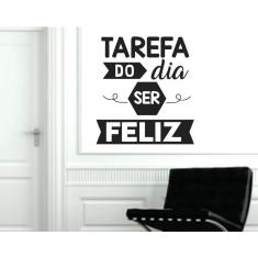 Imagem de Adesivo De Parede Decoração Tarefa Do Dia 55cm x 50cm