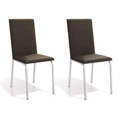 Imagem de Cadeira Kappesberg Amsterdã 2C091 (2 Uni) Coma/Marrom