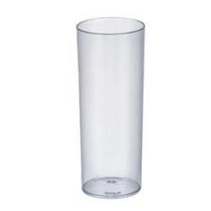 Imagem de Kit 6 Copos Tubo 300 Ml Transparente Krystalon Em Acrílico